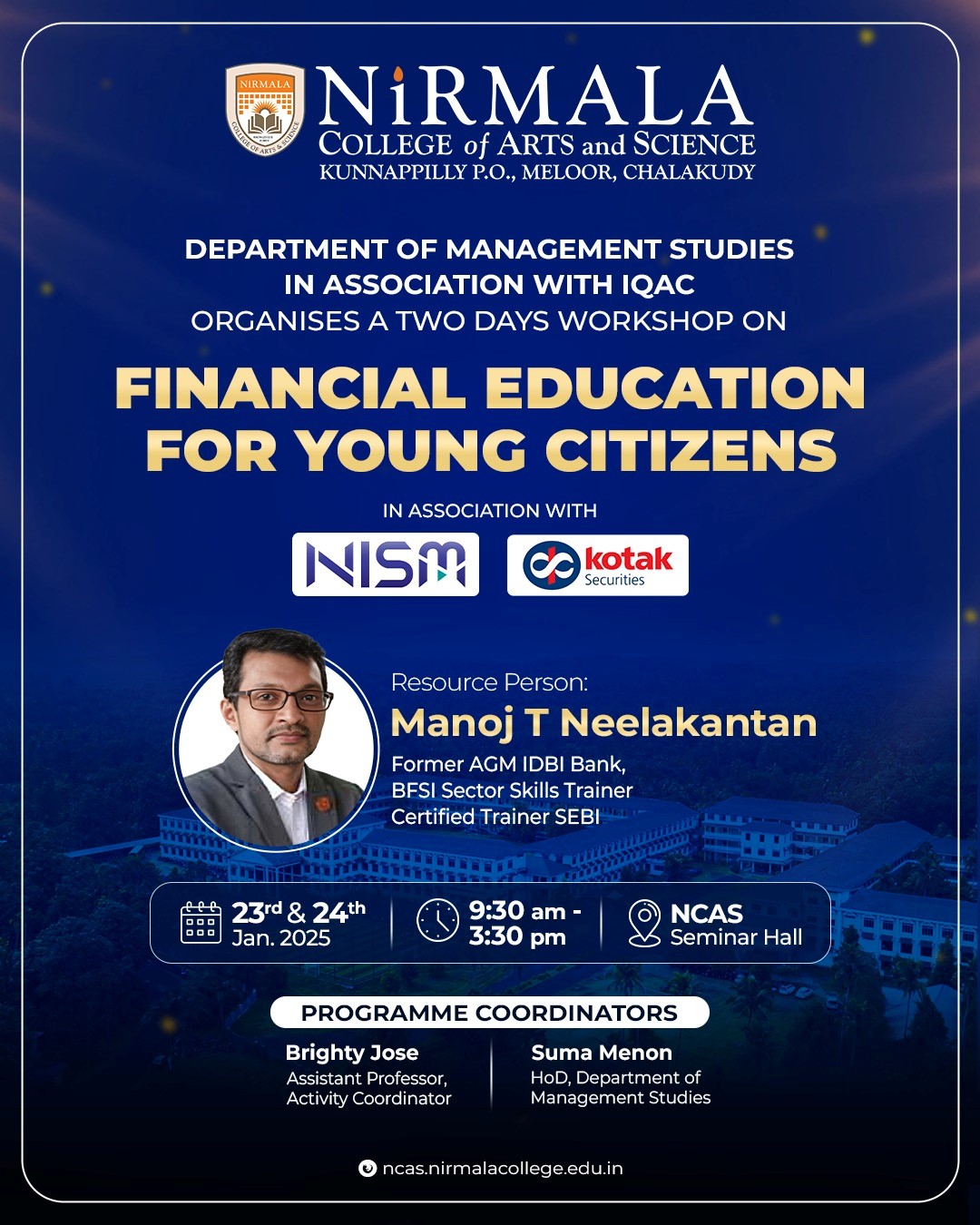 Workshop on Financial Education for Young Citizen 