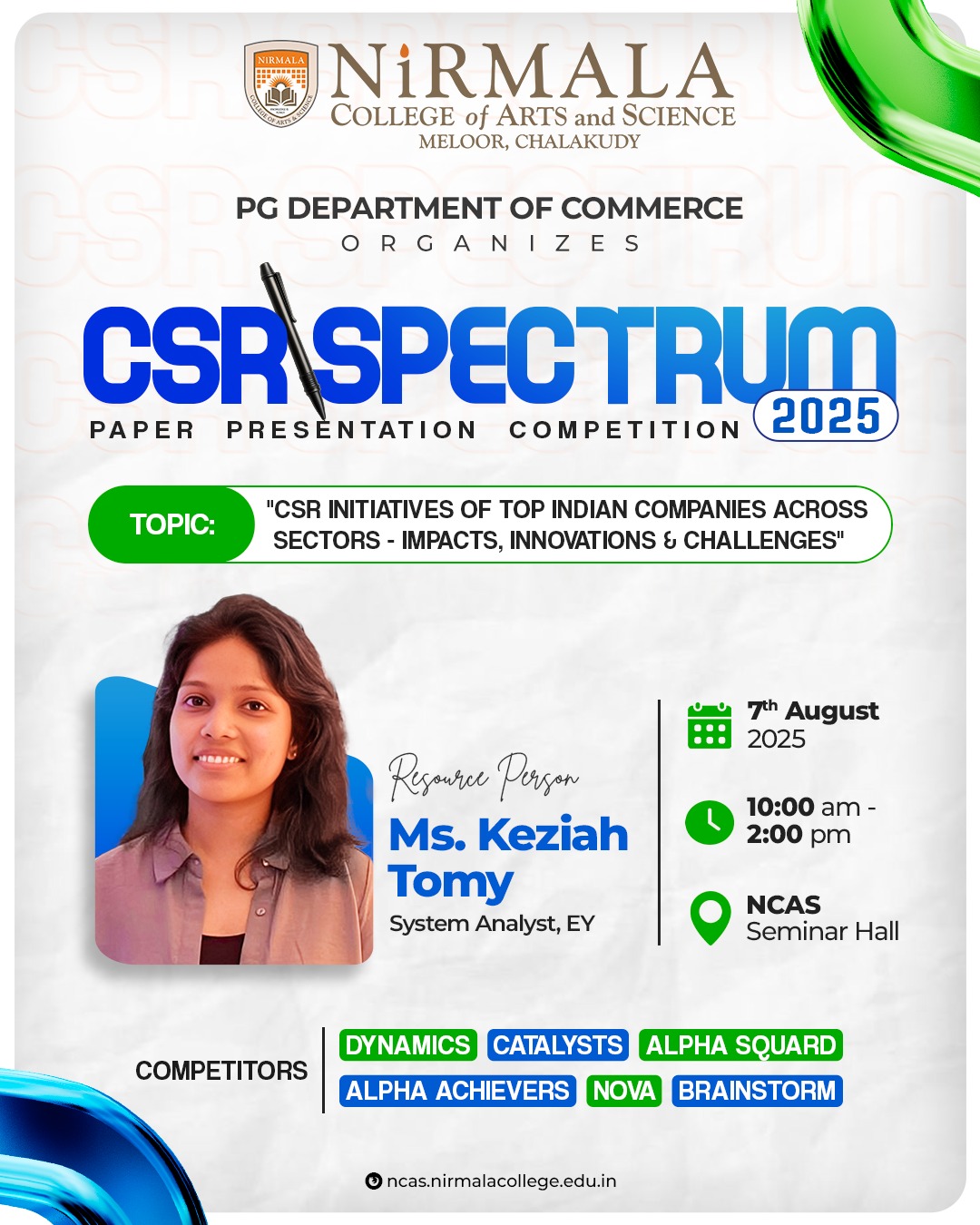 CSR Spectrum 2025, a paper presentation competition