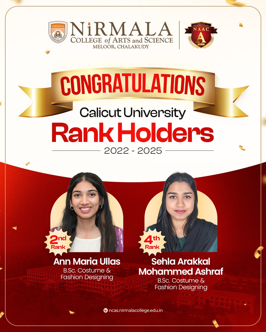 University Rank Holders