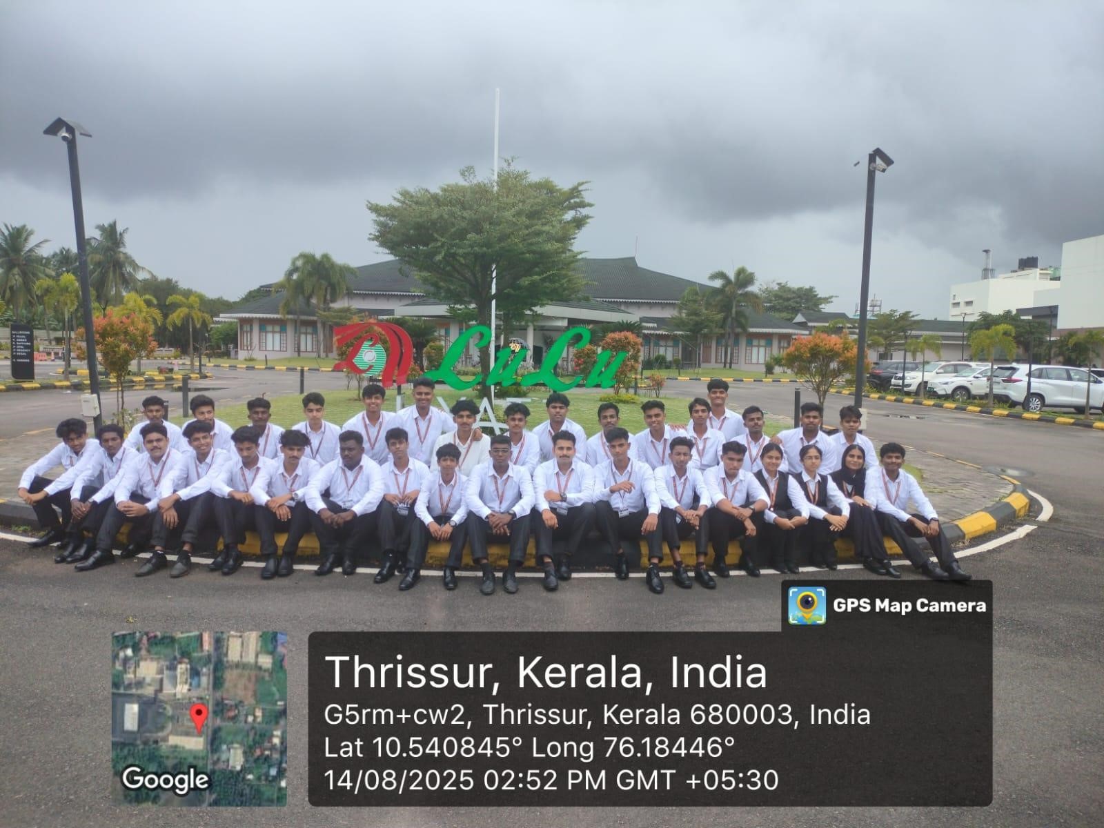 Industrial visit to Hyatt Regency, Thrissur