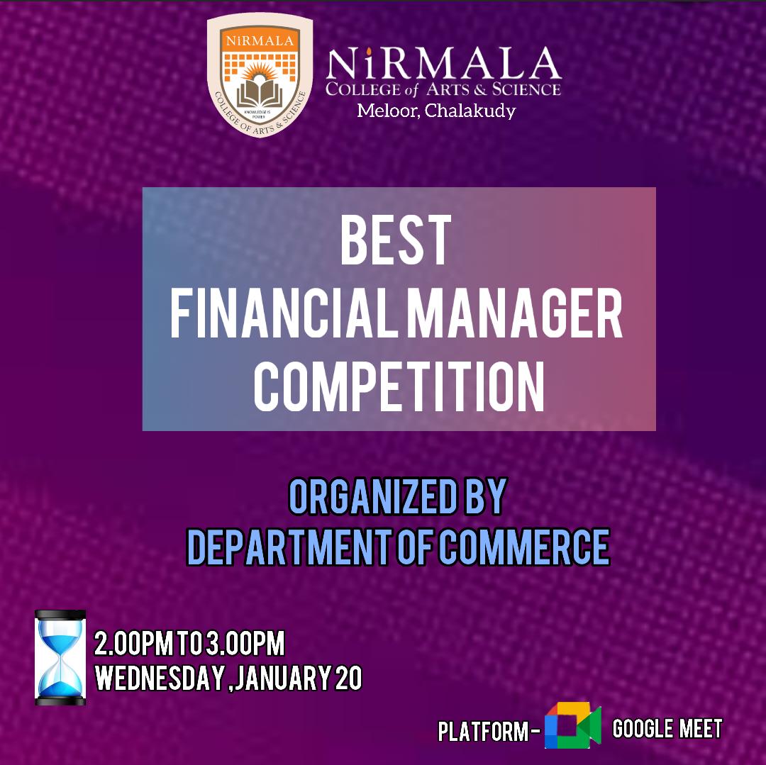 Best Financial Manager Competition