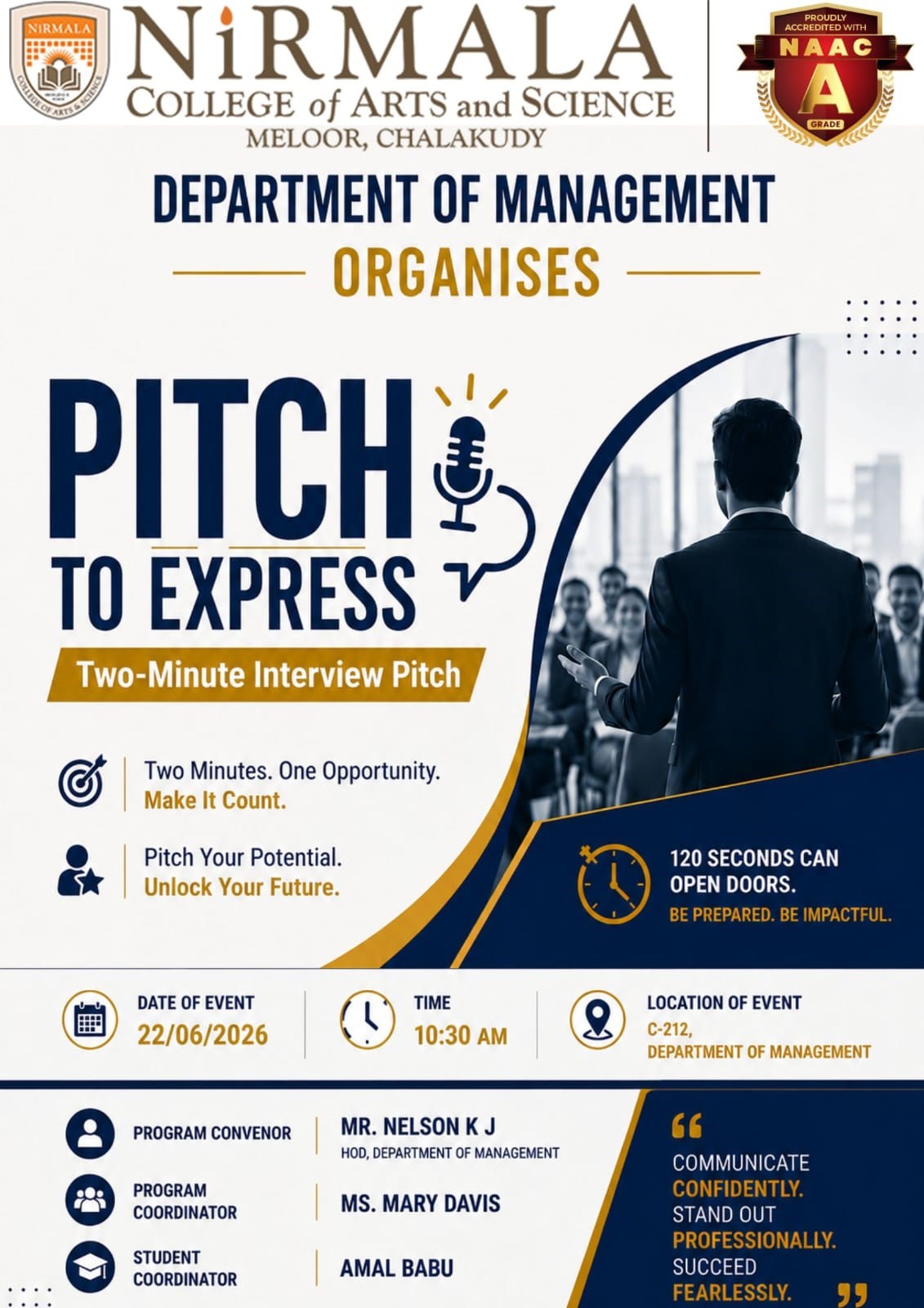 PITCH TO EXPRESS – 2 Minute Interview Pitch