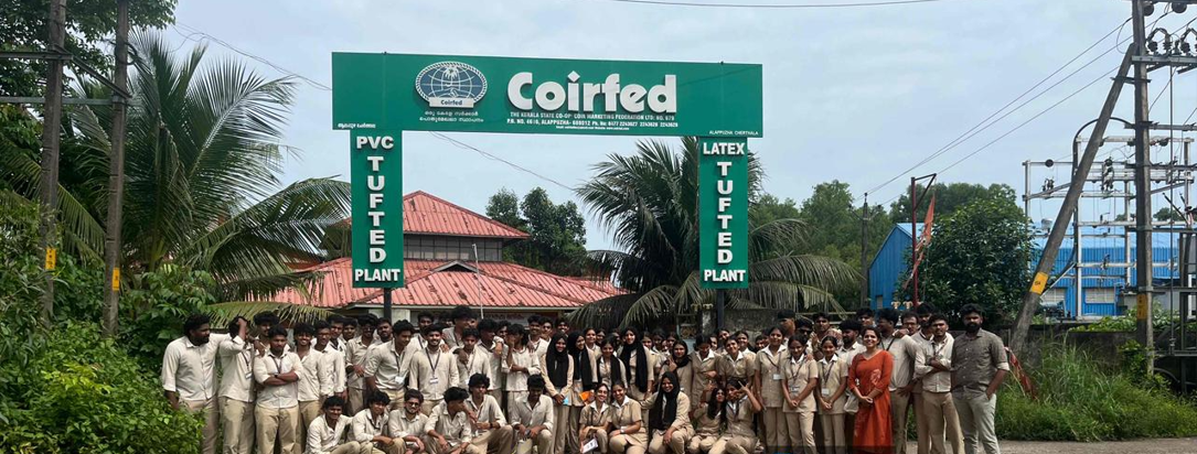 INDUSTRIAL VISIT - Kerala State Coir Co-operation LTD, Alappuzha