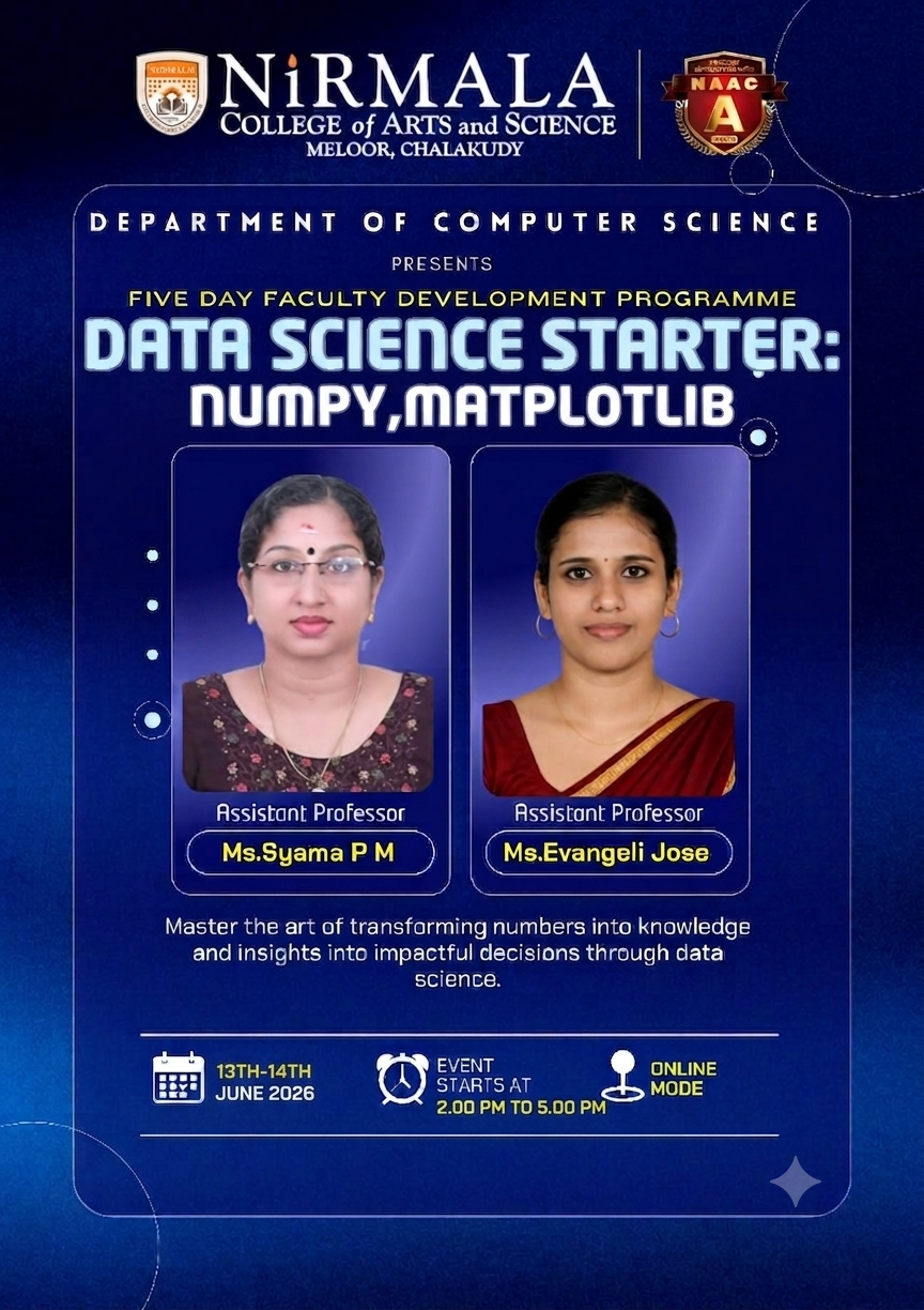 FDP-DATA SCIENCE STARTER: NUMPY, MATPLOTLIB