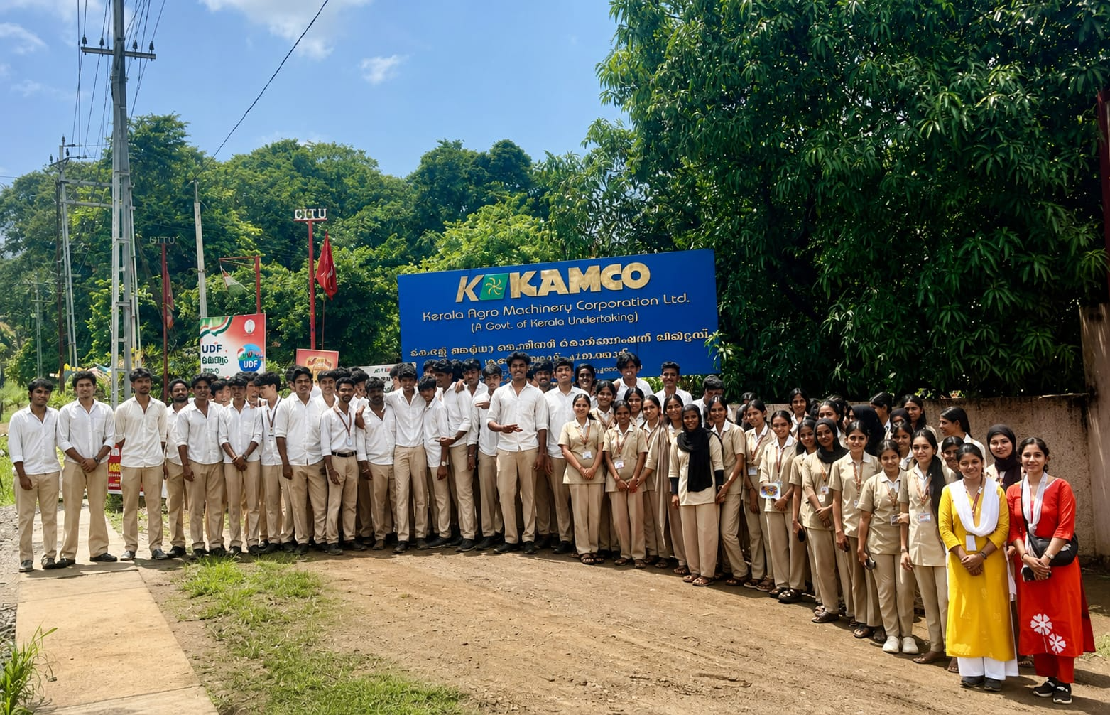 INDUSTRIAL VISIT - KAMCO PALAKKAD