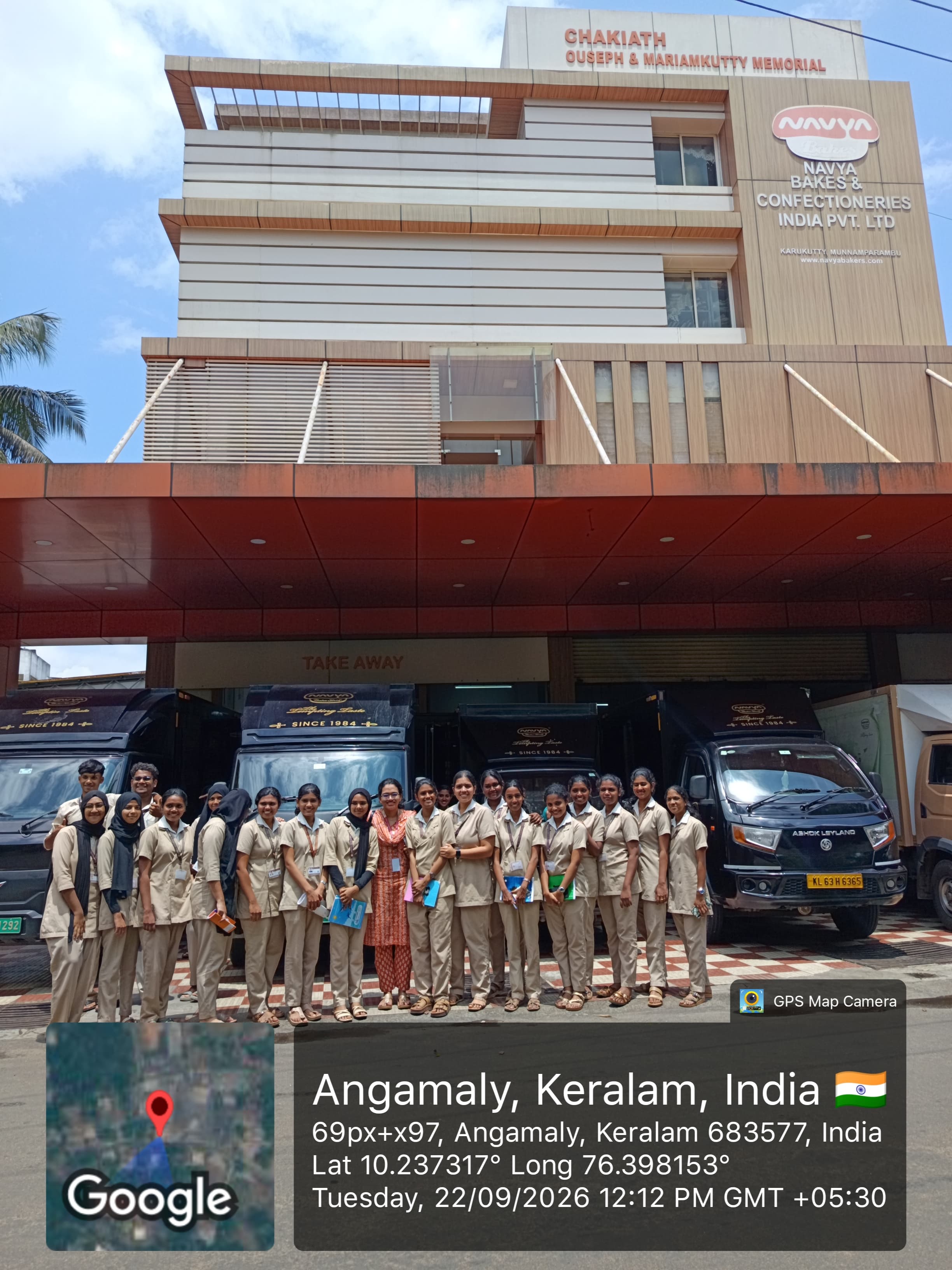 INDUSTRIAL VISIT - Navya Bakes Factory, Karukutty.